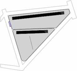 Split Frame Bag Divider Lower